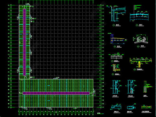 钢结构工厂CAD施工图设计平面图 获取、应用与设计要点