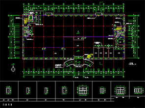 CAD建筑施工图纸 工厂平面设计与全屋定制资源整合